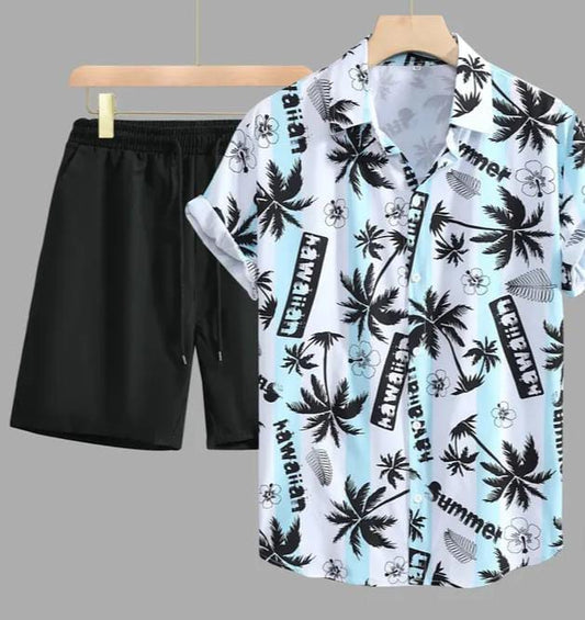 Black & Grey Ombre Shirt – Trendy Casual Wear